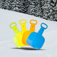 Tapis de ski pliable en plastique pour jeux d'extérieur en hiver et toboggan sur herbe résistant à l'usure pour enfants HS TOY HS454333
