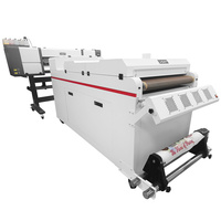 Imprimante DTF rapide 24 pouces quatre têtes la plus populaire A3 60cm 4 têtes I3200 I1600 Xps600 600 sans secoueur de poudre vertical prix de la machine