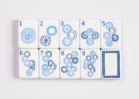 Juego de Mahjong Americano de Interior Miss Darling 160, Fichas de Acrílico Anti-Decoloración, 3 Capas, Moderno, Elegante, Ecológico, Portátil, Resistente al Agua