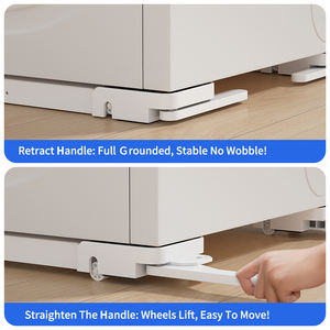 Base surélevée universelle <span class=keywords><strong>pour</strong></span> réfrigérateur et <span class=keywords><strong>support</strong></span> <span class=keywords><strong>à</strong></span> <span class=keywords><strong>roulettes</strong></span> mobile <span class=keywords><strong>pour</strong></span> laveuse-<span class=keywords><strong>Support</strong></span> antichoc <span class=keywords><strong>pour</strong></span> tambour - Product Image 6