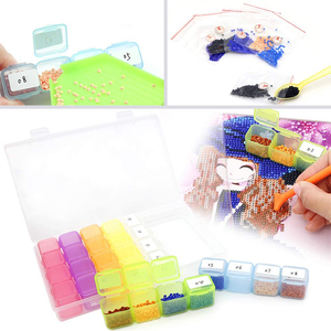 VANCY artes 5D pintura diamante accesorio para DIY 60PCS diamante pintura punto bolígrafo herramientas incluyendo bandeja cera taladro pluma rodillo - Product Image 4
