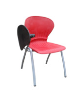 Chaise de formation d'extérieur au design moderne mobilier de réunion bureau chaise pliable bloc-notes facile à déplacer stabilité caractéristiques de sécurité