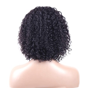 Kabeth — perruque Bob naturelle bouclée, cheveux humains, 13*4, pour <span class=keywords><strong>Femme</strong></span> noire, leader, expédié du produit, à bas prix - Product Image 6