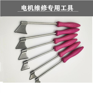Herramientas para prensar cables, juego de acero inoxidable HSS con mangos de agarre suave para aplicaciones industriales de prensado, tamaños 1 a 6 - Product Image 2