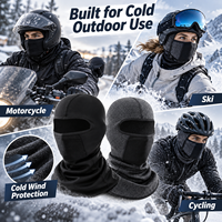 Cagoule polaire d'hiver coupe-vent pour moto, ski, cyclisme et accessoires de plein air