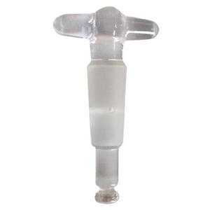 Silicon Valley A3512 Tapón de vidrio intercambiable de 2 mm y 4 mm, conector de laboratorio de paso único, accesorio - Product Image 1