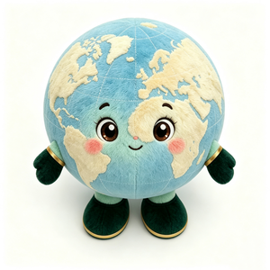 Peluche personnalisée de la Terre, peluche globe, peluche planète Terre, peluche Terre - Product Image 6