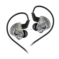 KZ Dawn Écouteurs intra-auriculaires portables en métal avec réponse audio 20Hz-40kHz, option câble OFC pour divertissement mobile et voyage