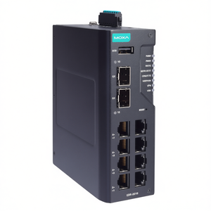 Router Empresarial Moxa EDR-8010-VPN-2GSFP, 8 Puertos Gigabit Ethernet, VPN, Seguridad, Dispositivo de Red Industrial - Product Image 2