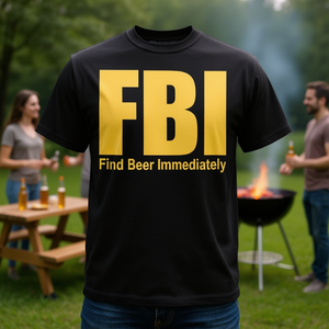 Camiseta Promocional FBI Find Beer Immediately - Product Image 3
