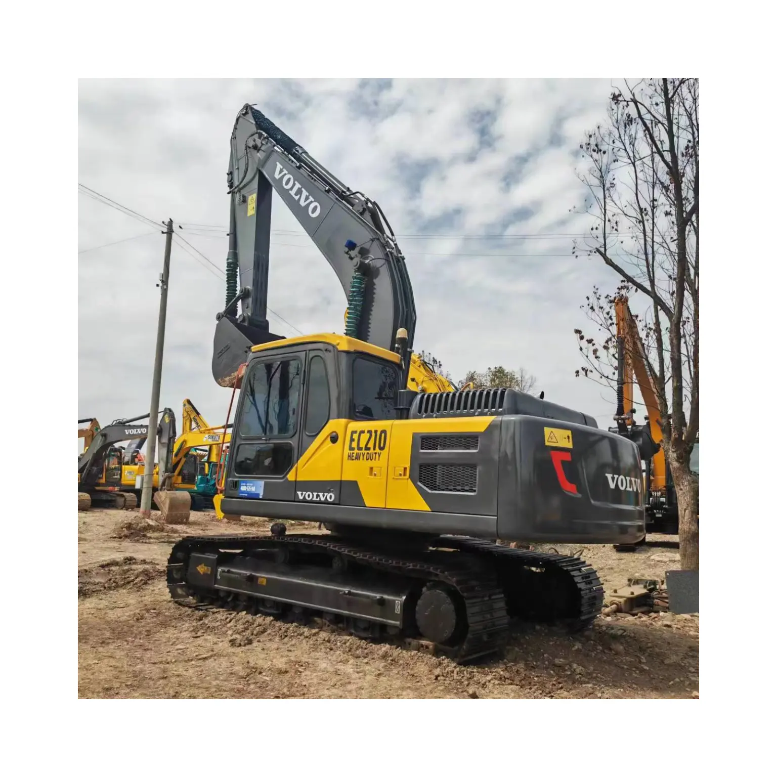 hot selling Volvo Ec210 excavator used 21ton Digger construction machinery ec210 used volvo in stock