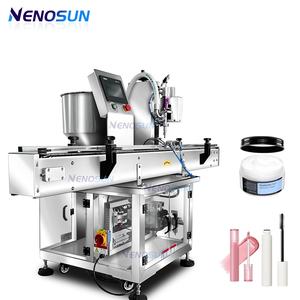 NENOSUN Machine de remplissage servo automatique Lip <span class=keywords><strong>Gloss</strong></span> Mascara Lotion Foundation BB Skin Hand Cream Cosmetic Cream - Product Image 1