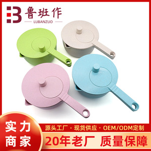 Cuchara para lavar arroz con manivela, batidora de ensalada, material de paja de trigo, apto para lavavajillas, para uso en la cocina - Product Image 5