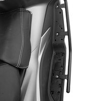 Protection de moteur avant et arrière en acier à haute teneur en carbone, antirouille, durable, avec placage électrolytique noir, pour moto UHR150