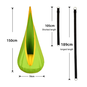 WOQI Offre Spéciale taille personnalisable Logo couleur extérieur et intérieur léger bébé suspendu Pod - Product Image 3