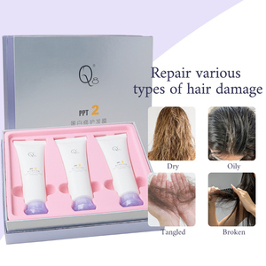 Traitement de restructuration capillaire Q8 PPT2, masque capillaire réparateur en profondeur pour cheveux secs et abîmés, avec kératine et <span class=keywords><strong>collagène</strong></span>, sans danger pour la coloration, naturel - Product Image 4