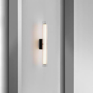 PM Luxury Acrylic Glass Tube LED Wall Lamp Modern Simple Bedside Bracket <strong>Light</strong> <strong>Hallway</strong> Plum Blossom Shaped Crystal Wall <strong>Fitting</strong> - Product Image 1