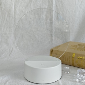 Tableau d'écriture lumineux en acrylique créatif DIY RGB LED 3D, effaçable et réinscriptible, pour messages électroniques, cadeau de nuit - Product Image 2