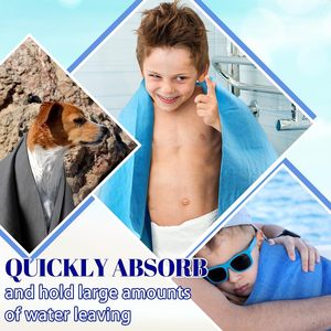 Tùy chỉnh siêu thấm PET làm mát Khăn da Pet slobber ma thuật Doggy sơn dương da lộn Sản phẩm mềm <span class=keywords><strong>PVA</strong></span> Dog khăn - Product Image 3