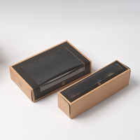 Boîte à pâtisserie pliable en carton recyclé écologique pour crêpes, brownies, avec inserts et séparateurs, quadricolore