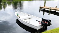 AIQIDI T9.8 9.8HP Moteur hors-bord 2 temps pour bateau de pêche en PVC