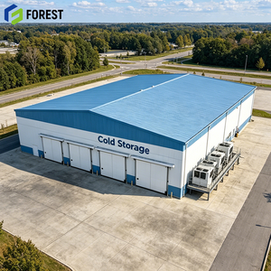 Refrigerated Warehouse Building Seismic Resistant Galvanized <b>Frame</b> Seafood Distribution Professional Grade - Product Image 1