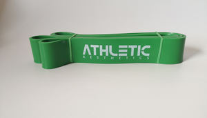 गुलाबी पावरलिफ्टिंग शक्ति बॉडीबिल्डिंग व्यायाम लोचदार रबर प्रतिरोध पुल सहायता बैंड - Product Image 2