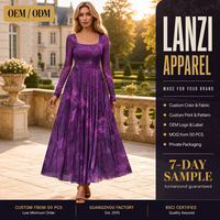 Robe longue en maille imprimée personnalisée pour femme, idéale pour soirée, cocktail, mariage, invitées, fête, formelle, vente en gros, OEM, ODM, usine