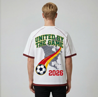 Maßgefertigtes Herren 100% Baumwoll-T-Shirt 200gsm Gestricktes Jersey Kurzarm Casual Einfarbig mit Kontrastbesatz für Alltägliches Tragen