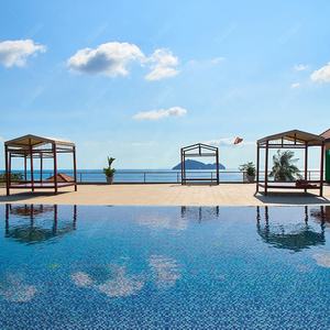 Ducha <span class=keywords><strong>de</strong></span> baño para Hotel Villa Spa, proyecto <span class=keywords><strong>de</strong></span> suelo <span class=keywords><strong>de</strong></span> pared, mosaico cuadrado <span class=keywords><strong>de</strong></span> cerámica <span class=keywords><strong>de</strong></span> grano rugoso, 23x23mm, azulejo <span class=keywords><strong>de</strong></span> piscina, mezcla azul - Product Image 6