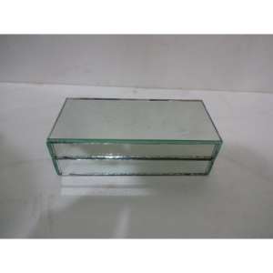 Caja Organizadora de Joyas de Reciente Llegada con Forma Rectangular y Cristal de Estilo Antiguo - Product Image 1