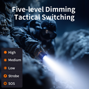 Chuyên nghiệp công nghiệp lặn Đèn pin dưới nước không thấm nước IP68 đánh giá 270m chùm khoảng cách được thiết kế để thăm dò biển sâu - Product Image 4