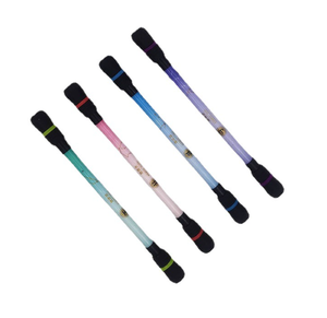 Pena Putar Sederhana Kreatif dengan Tinta Gel Hitam 0.5mm, Pereda Stres untuk Hadiah Siswa, Pena Spinner Lampu LED - Product Image 2