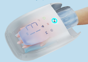 Masajeador de manos N con 6 modos y 4 opciones de calefacción para terapia de calor/frío Alivio de muñeca de mano para artritis y túnel carpiano - Product Image 4