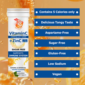 Factory Wholesale <b>Vitamin</b> <b>C</b> Zinc <b>Tablets</b> with Sodium Potassium Elevate Your Gym Sessions Natural Herbal Supplements <b>Tablets</b> - Product Image 3
