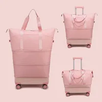 Sac de voyage à roulettes grande capacité pour la nuit, les voyages d'affaires courts et le rangement de maternité