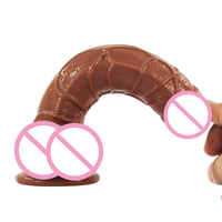 Dildo Realista de TPE de 7 Pulgadas, Estilo Clásico, Juguetes Sexuales para Mujeres, Gran Venta