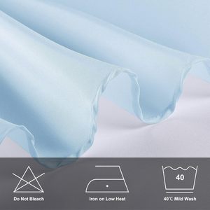 White Ivory Black Woven 100% Polyester <b>Disposable</b> Tablecloth for Wedding Party Round Rectangle Square - Product Image 4