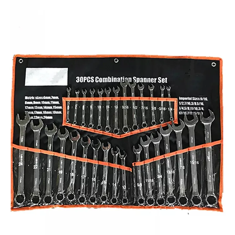 OEM Universal Car Repair Handle Tools Multi Sizes Open End Combination Ratchet Spanner Wrench Set