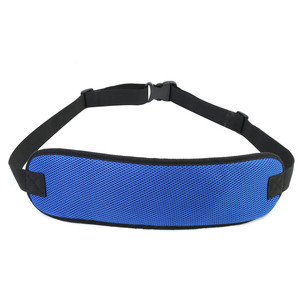 Ceinture de sécurité pour fauteuil roulant bleue, largeur 4 cm, ceinture de siège confortable pour les soins aux personnes handicapées - Product Image 2