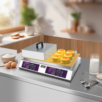 Machine à soufflés professionnelle pour Mochi et Takoyaki, contrôle numérique, électrique/gaz, en acier inoxydable 304, pour hôtels et boulangeries