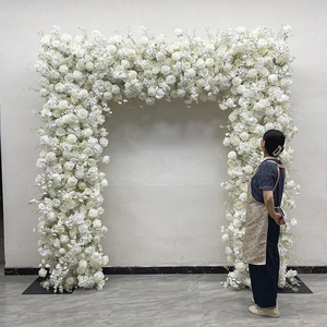 Flower Decorative Supplies Arch Stage Floral <b>Frame</b> Garden Backdrop Wedding Arch for Entrance Gate - Product Image 1
