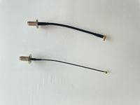Connecteur coaxial à excellente conductivité et faible résistance de contact, connecteur mâle à angle droit, assemblage de câble