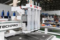 Router CNC de 4 cabezales para tallado en madera, router CNC multihusillo para madera con mesa de vacío