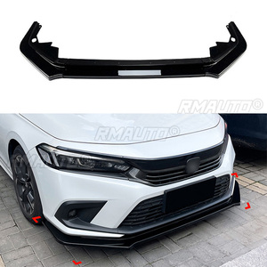 Front Bumper Lip Spoiler Diffuser <b>Splitters</b> Body Kit Aprons Cover Guard Trim for Honda Civic 11th 2021+ - Product Image 1