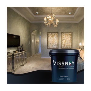 Vissney – <span class=keywords><strong>peinture</strong></span> décorative à effet métallique spécial, paillettes pour intérieur et extérieur, effet <span class=keywords><strong>velours</strong></span>, pour chambre à coucher - Product Image 1
