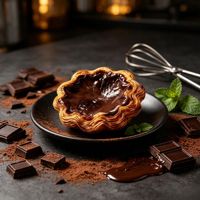 Niusazz Egg Tart Kue Beku Kulit Puff Renyah Panas Dingin Camilan Dessert yang Dapat Dimakan Umur Simpan 12 Bulan