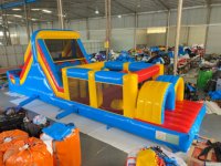 Offre Spéciale drôle combo gonflable parcours d'obstacles événements d'équipe locations de fête unisexe château d'air gonflable maison de rebond sautant