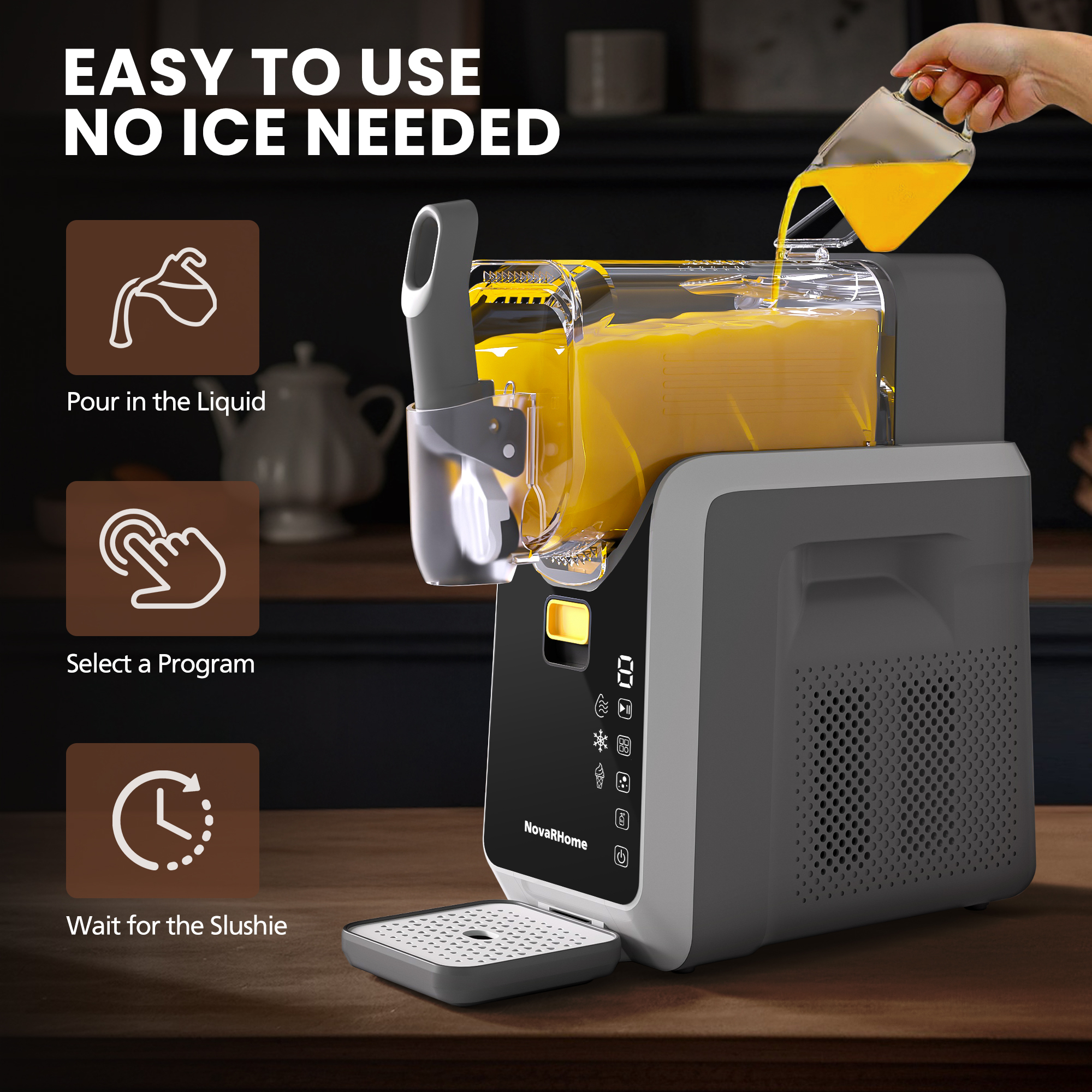 2L Home Slush Machine Smoothie Blender Beverage Maker Frozen Drink Ice Slushy Maker Home Frozen Drink Machine · image 3