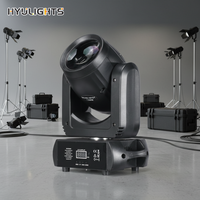 Projecteur LED mobile 150W avec contrôle DMX512/activation sonore, effets 8 couleurs/8 gobos pour mariages, concerts, clubs et fêtes